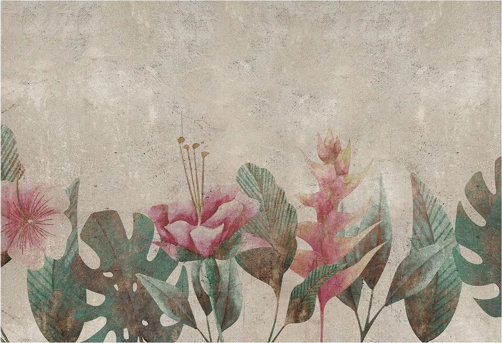 Flizelin tapéta Flizelin Fali Prémium Finom növényvilág 152x104