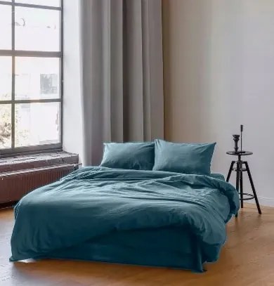 Lenvászon ágyneműhuzat garnitúra 140x200 lepedő!