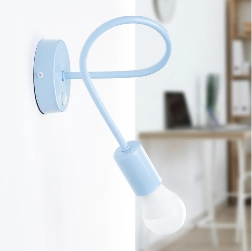 OXFORD állítható fali lámpa 1xE27/15W/230V kék