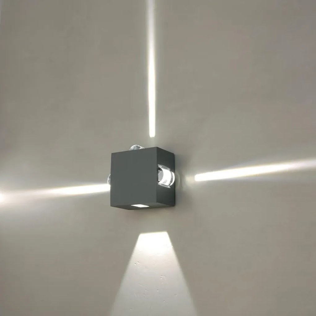 ELSTEAD AGNER-4W AGNER Modern Kültéri Fali Lámpa Grafit LED IP44