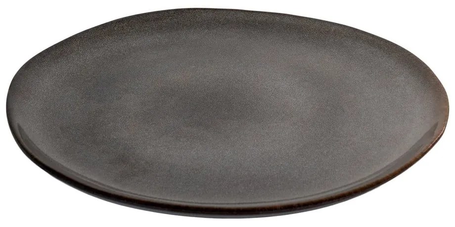 Szürke agyagkerámia tányér készlet 4 db-os ø 27 cm Selma – House Nordic