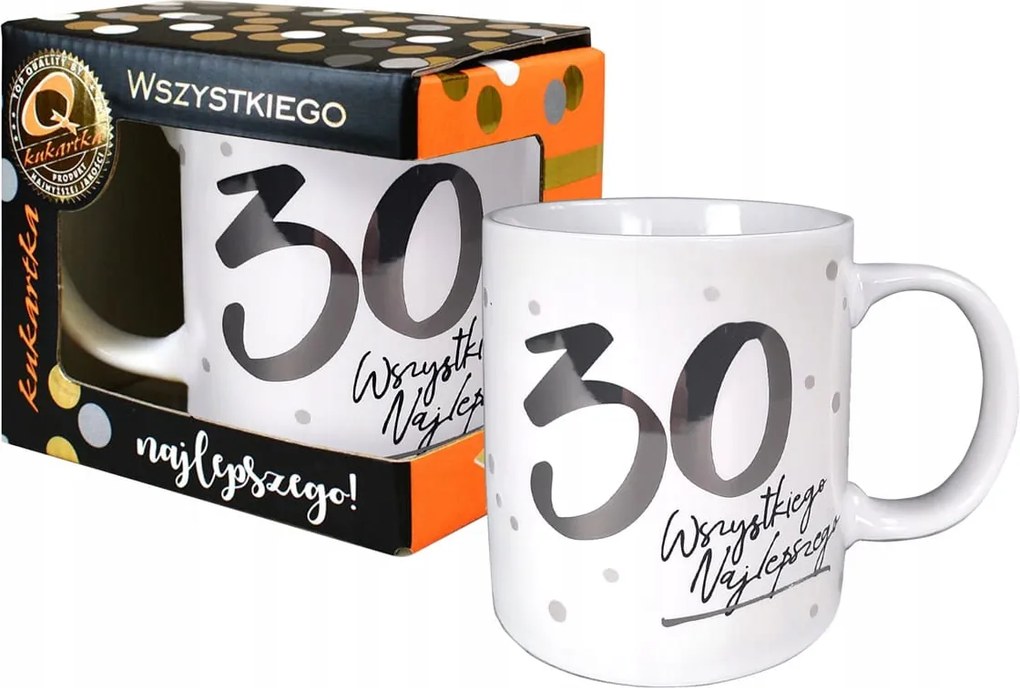 Bögre Elegáns Ajándék Boldog 30. Születésnap 30 Év