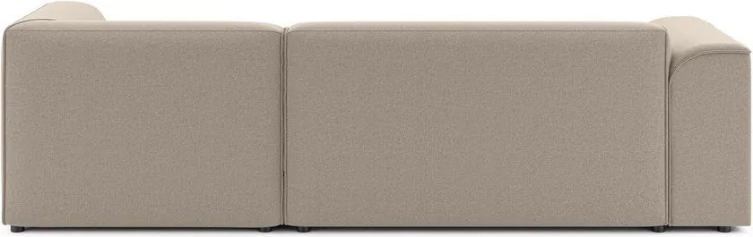 Világosbarna sarokkanapé (jobb oldali-heverő résszel) Merid – Ropez