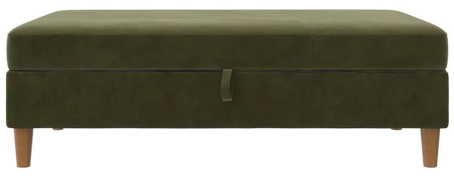 Zöld bársony lábtartó Lilly – Støraa