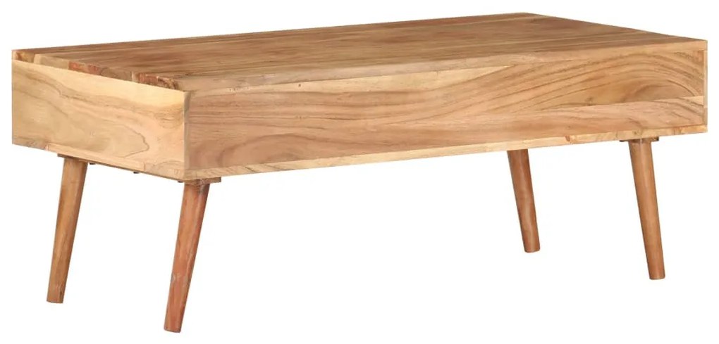 Tömör akácfa dohányzóasztal 100 x 50 x 39 cm