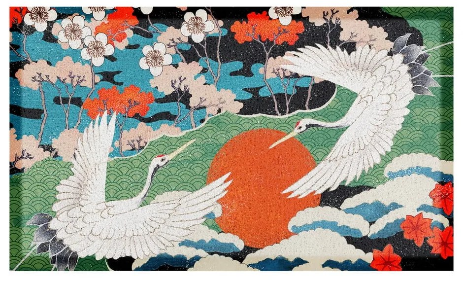 Lábtörlő 40x70 cm Japanese Bird – Artsy Doormats