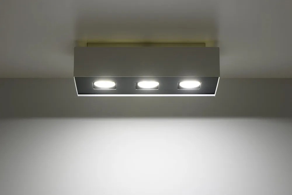 SOLLUX SL-0068 MONO Kocka Mennyezeti Lámpa Fehér, Fekete GU10 IP20