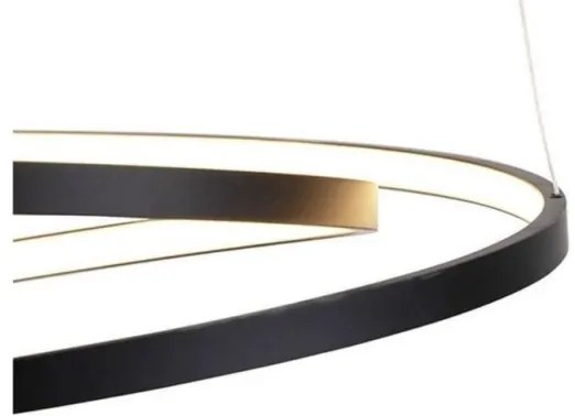 Paul Neuhaus 2472-18 - LED Dimmelhető csillár zsinóron ROMAN LED/30W/230V fekete