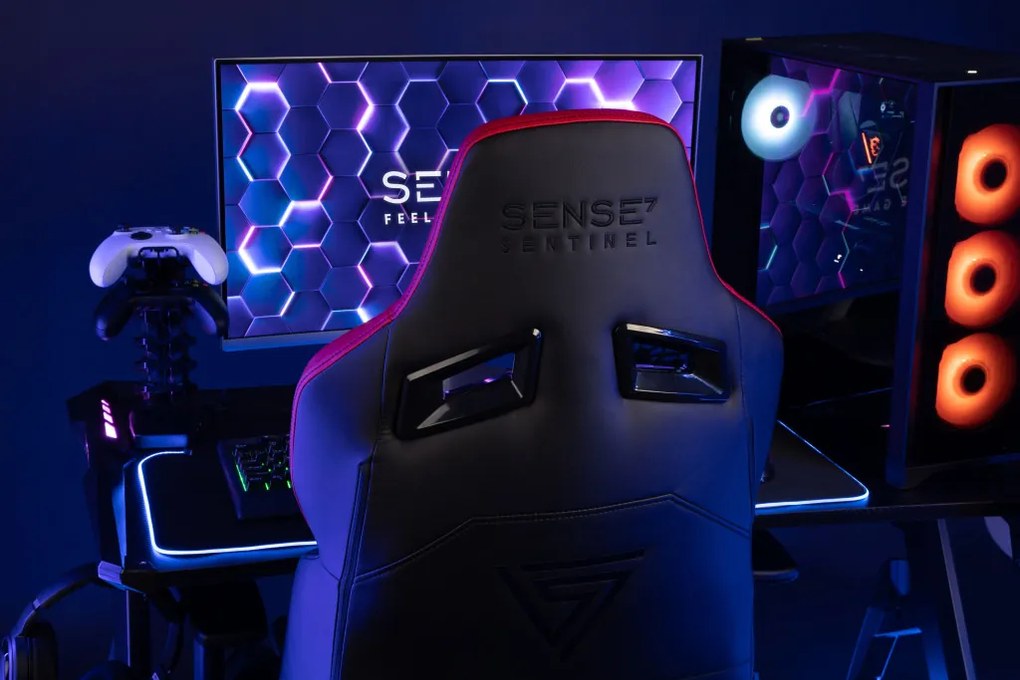 Gamer szék Sentinel, fekete és szürke