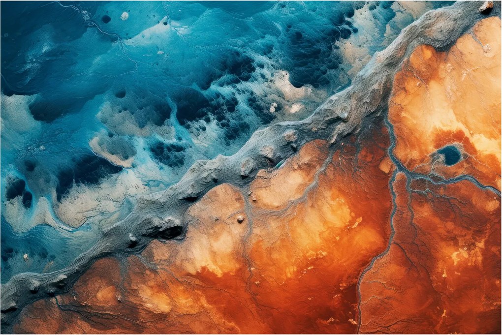 Kép - Víz és tűz (90x60 cm)