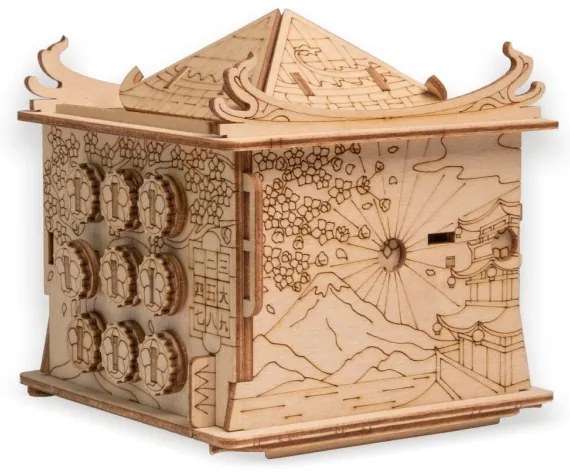 EscapeWelt - Fa puzzle Sárkányház