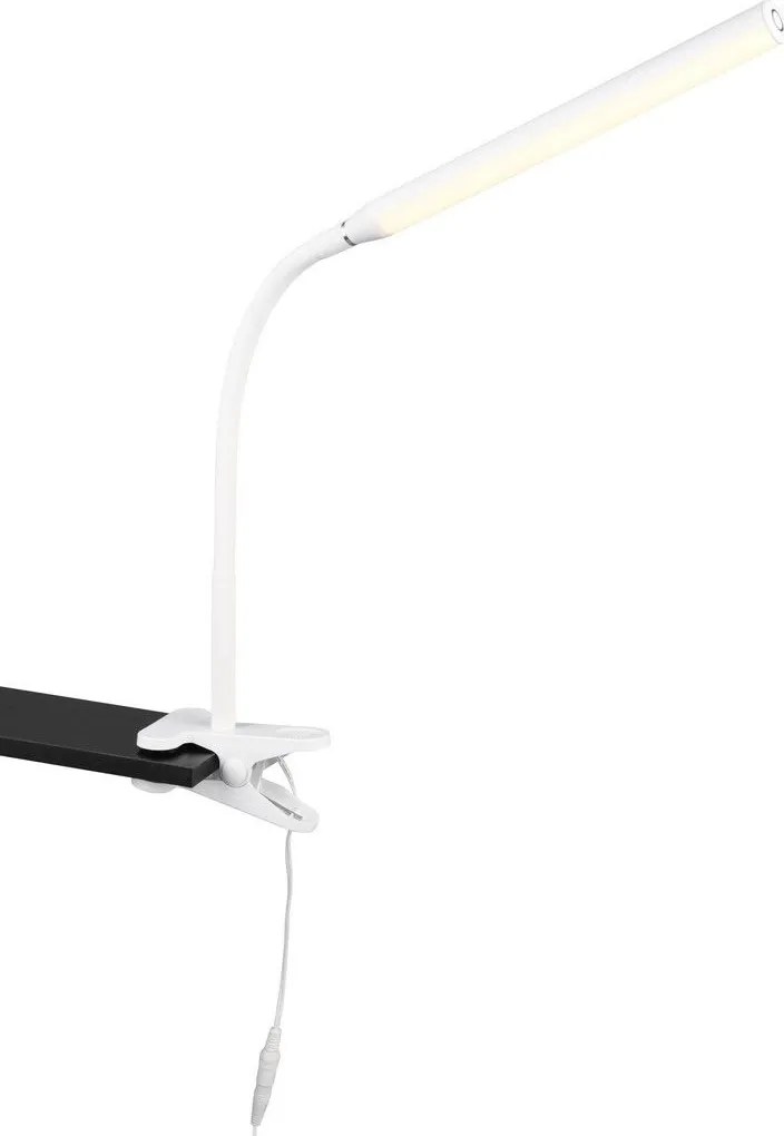 Trio NEVADA R57941131 Asztali lámpa klipsszel 1x5w/led 3000+4000+5000k 600lm ip20