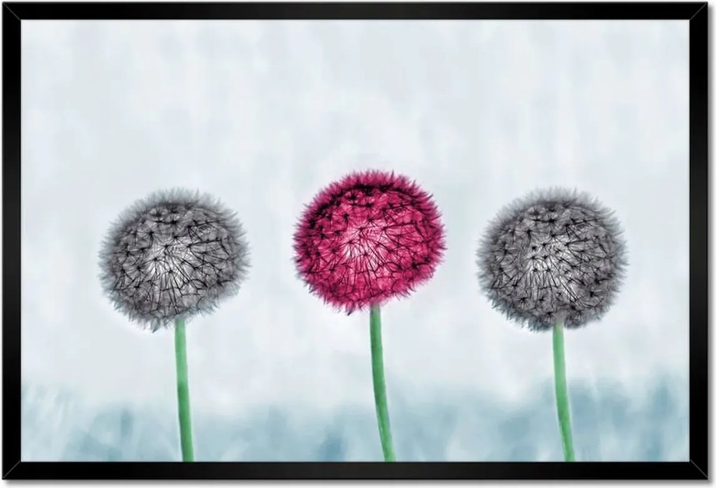 Poszter keretben 60x40 Szürke-lila