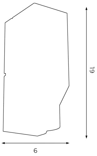 Fali lámpa WALL 1xGU10/8W/230V fekete/réz
