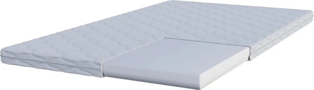 Largo kontinentális ágyhoz topper fehér 160x200 cm