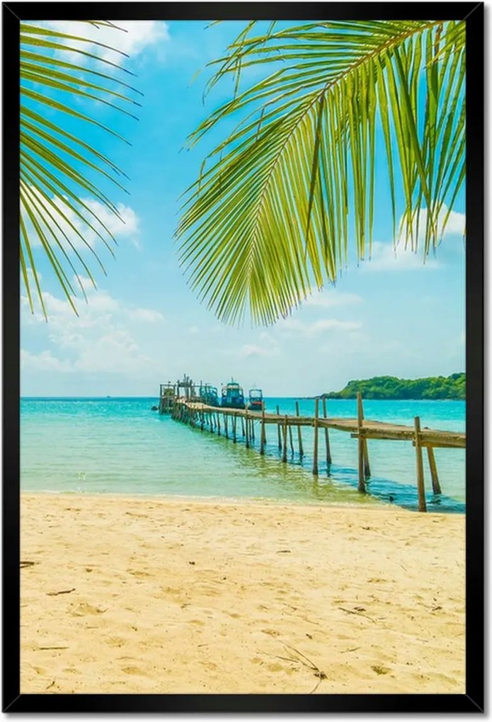 Poszterek keretben 40x60 Trópusi tájkép