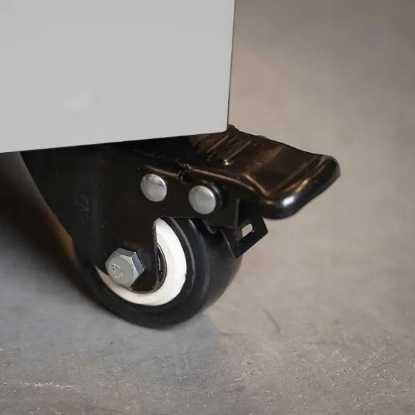 Planika Faro GAS - Kültéri gáz kandalló 142x36 cm 8kW fehér + védőborítás