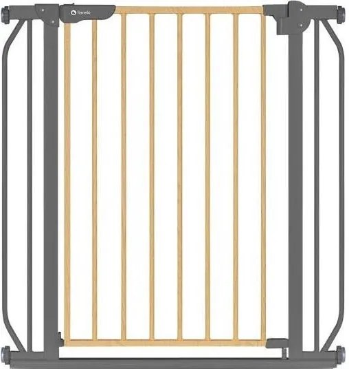 Lionelo - Biztonsági kapu TRUUS SLIM fekete/bézs