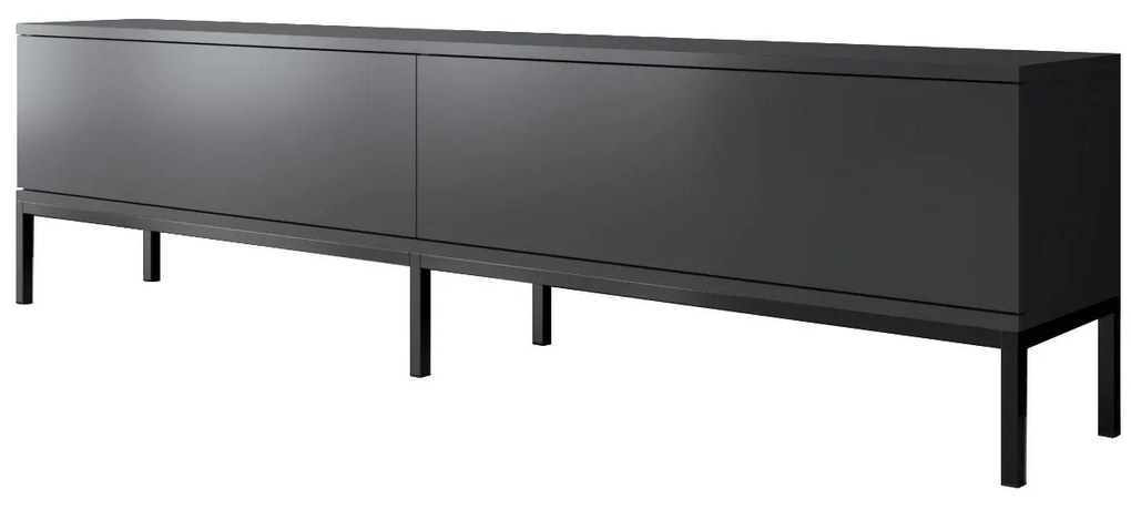 TV szekrény Lord - Anthracite, Black