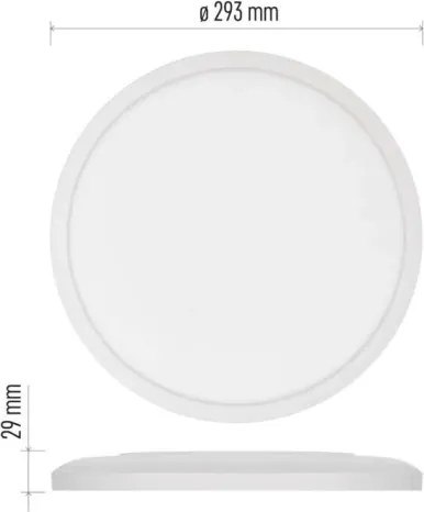 LED Mennyezeti lámpa FLORI LED/18W/230V 4000K fehér átm. 29 cm