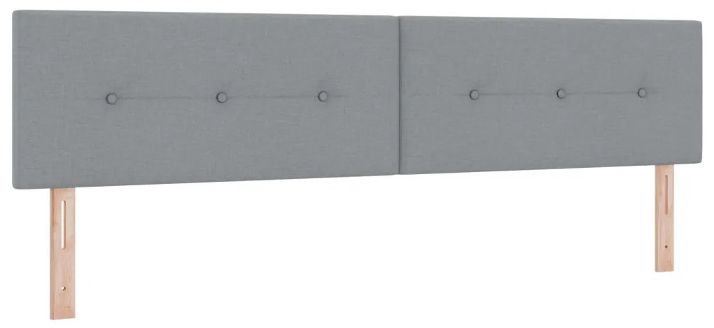 Fejtámla Gombos Pehely Szürke 200 cm Szövet