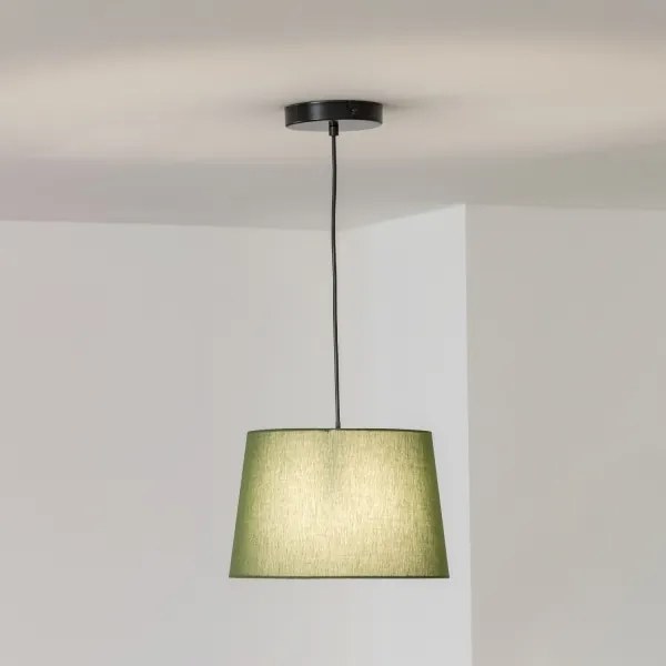 Brilagi - LED csillár zsinóron CERIA 1xE27/40W/230V Ø 30 cm zöld