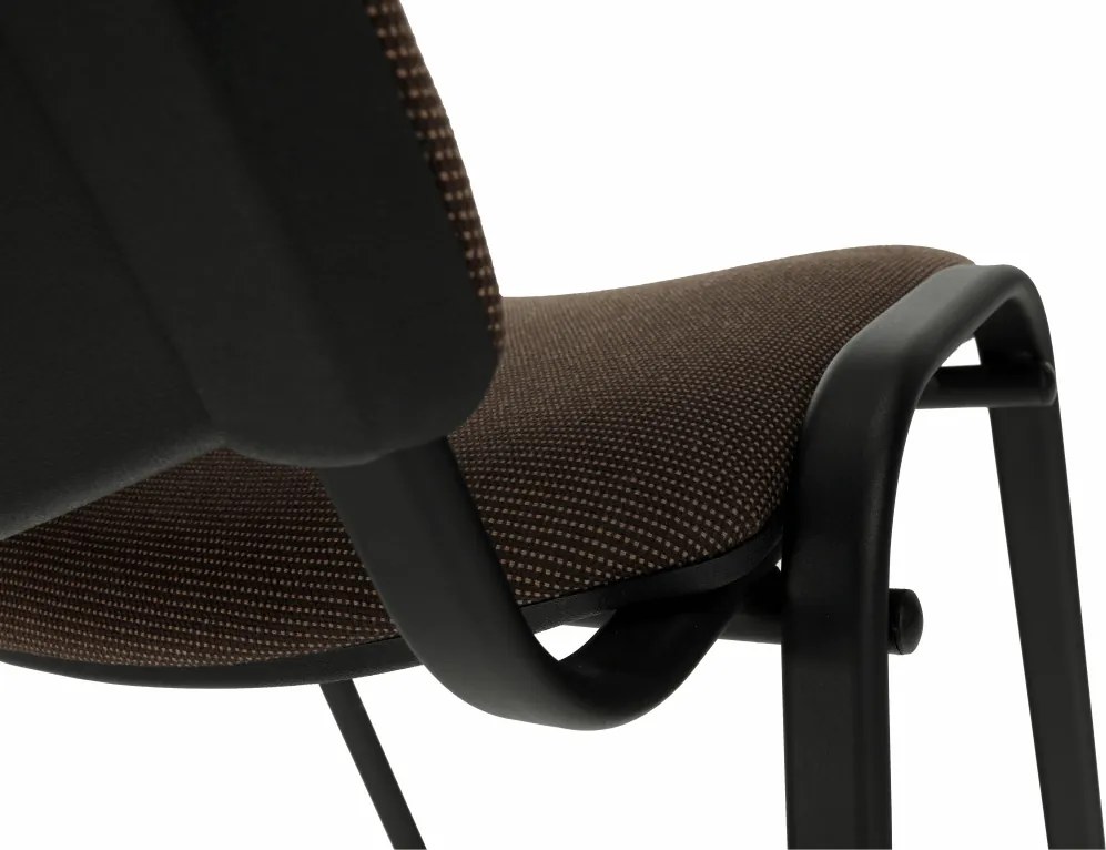 Irodai szék, barna, ISO NEW