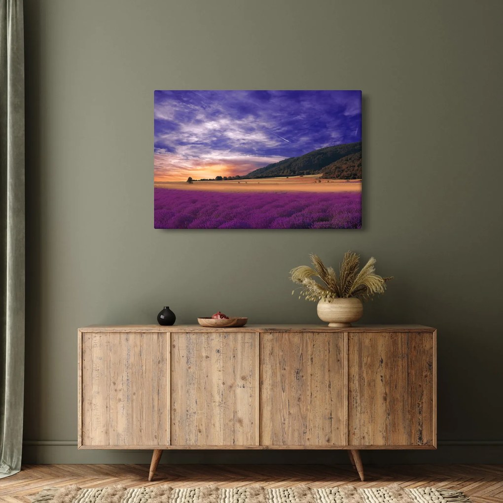 A levendula rét képe (90x60 cm)