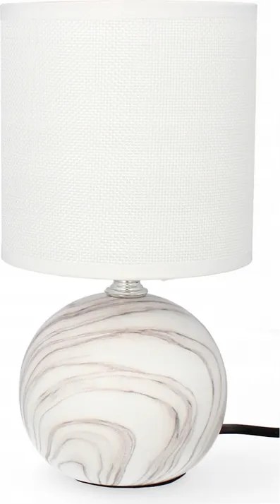 Asztali lámpa dekoráció glamour kerámia lámpabúra éjjeli lámpa fehér