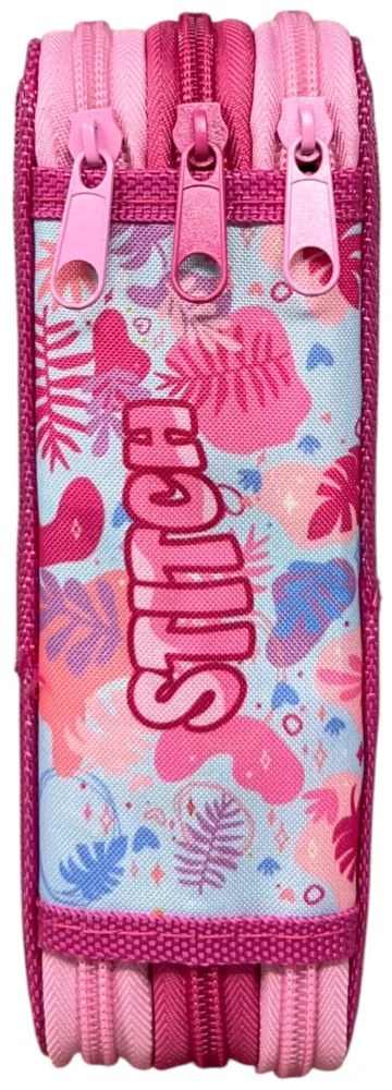 Disney Lilo és Stitch, A csillagkutya Pink Wave tolltartó töltött 3 emeletes