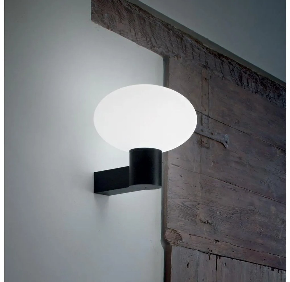 Ideal Lux - Kültéri fali lámpa CLIO 1xE27/42W/230V IP44 fekete