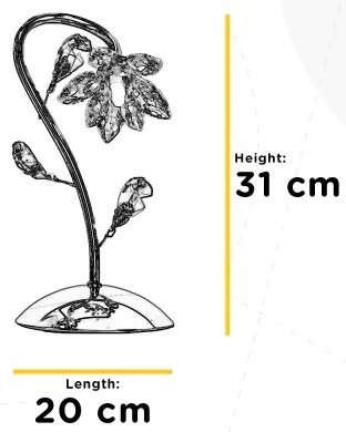 ONLI - Asztali lámpa NINFEA 1xG9/6W/230V 35 cm