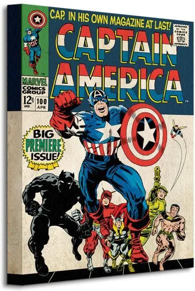 Vászonkép Marvel Captain America (Premier) 30x40cm WDC92202
