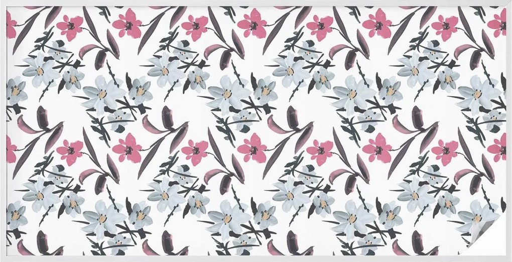 Furnér Ablakfólia Szélvédőre Adatvédelem Virágmintás 200x100