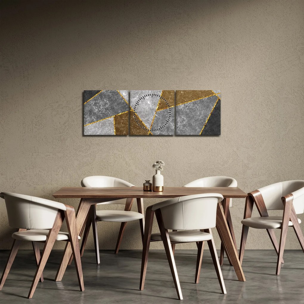 Kép - Anyagok utánzása (órával) (90x30 cm)