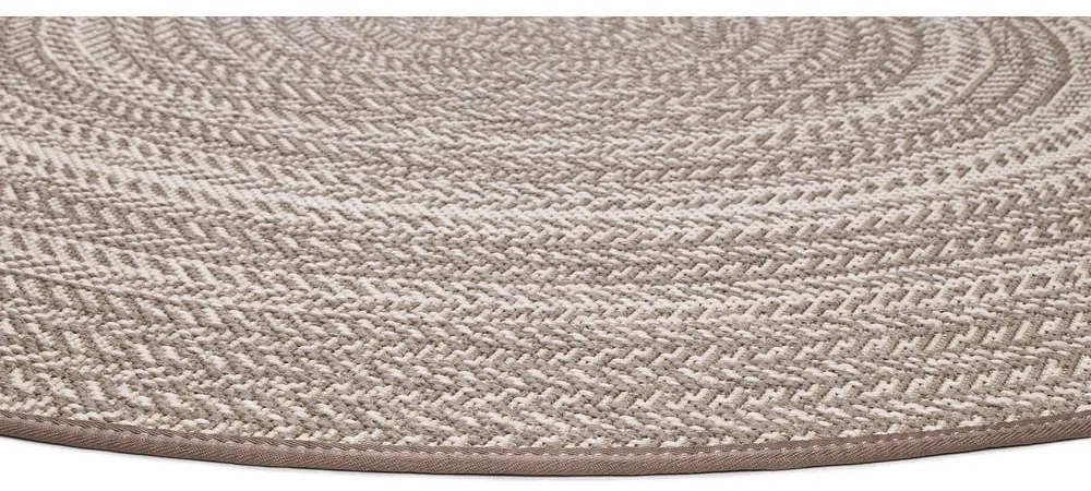Silvana Rutto bézs kültéri szőnyeg, ⌀ 120 cm - Universal