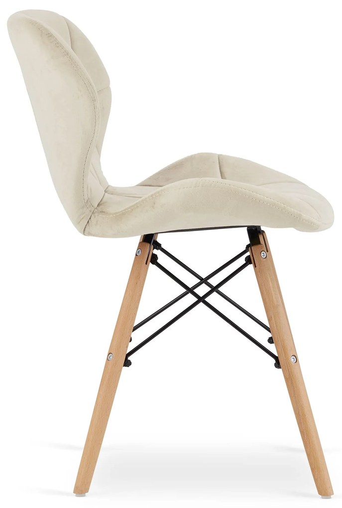 LAGO VELVET bézs szék