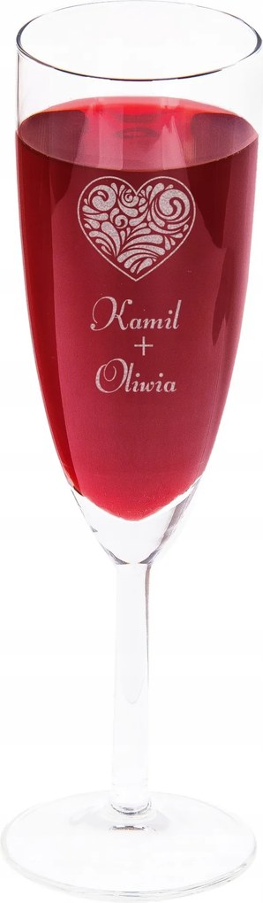 Pezsgős Pohár Valentin Napi Lámpa Neki