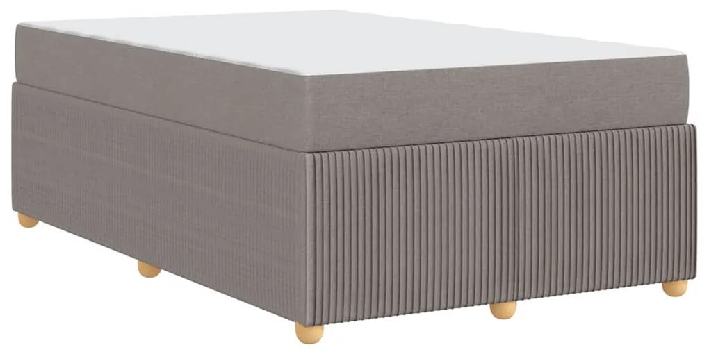 Ágykeret matraccal matracmal Tópszínű 120 x 190 cm szövet