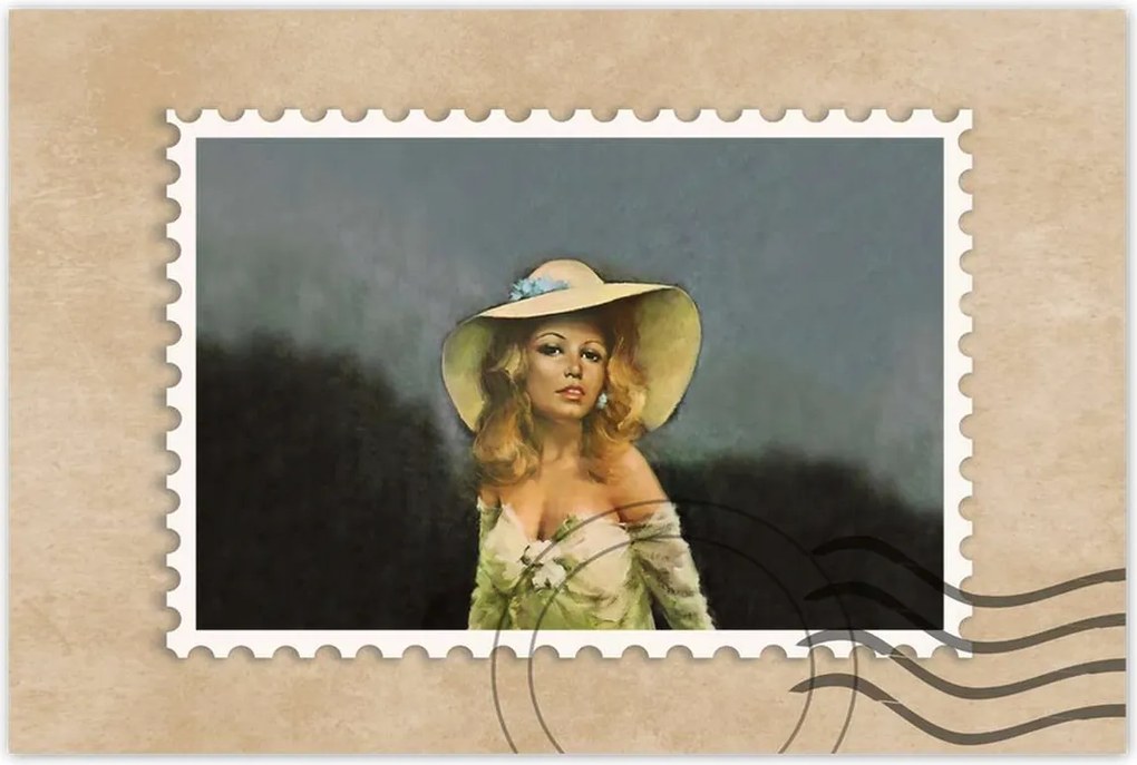 Poszterek 90x60 Brigitte Bardot Kalap