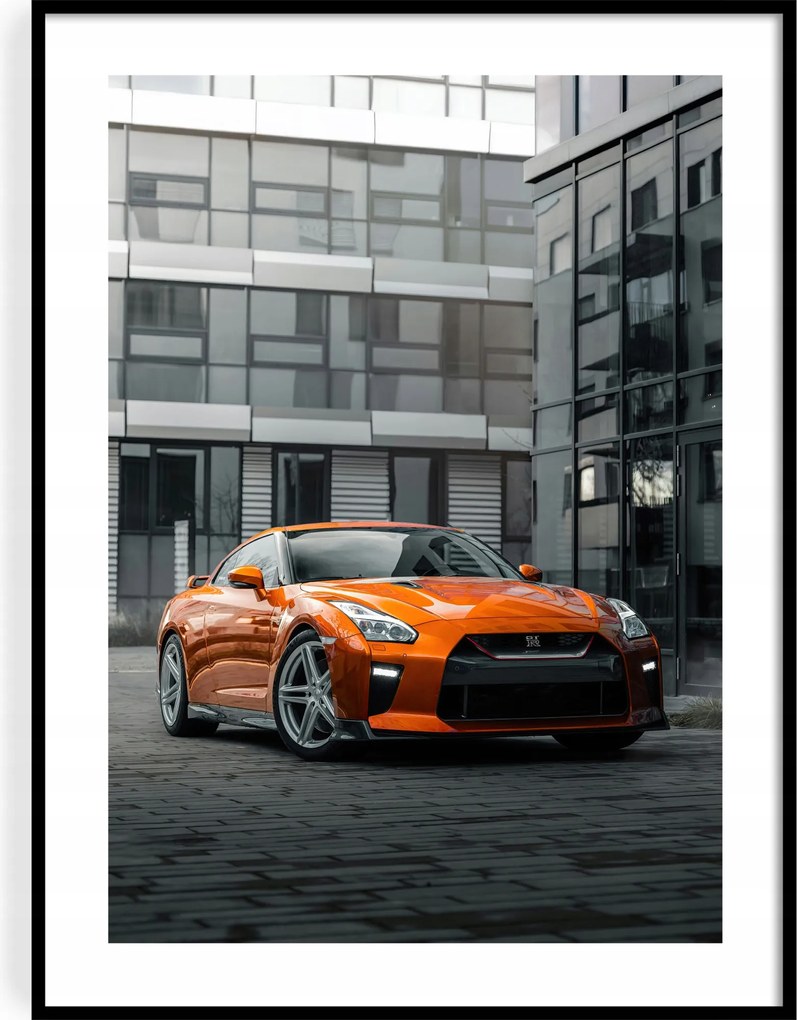 Poszter 30x40 Nissan Gt-r, Ikonikus autó Autó-Sportautó