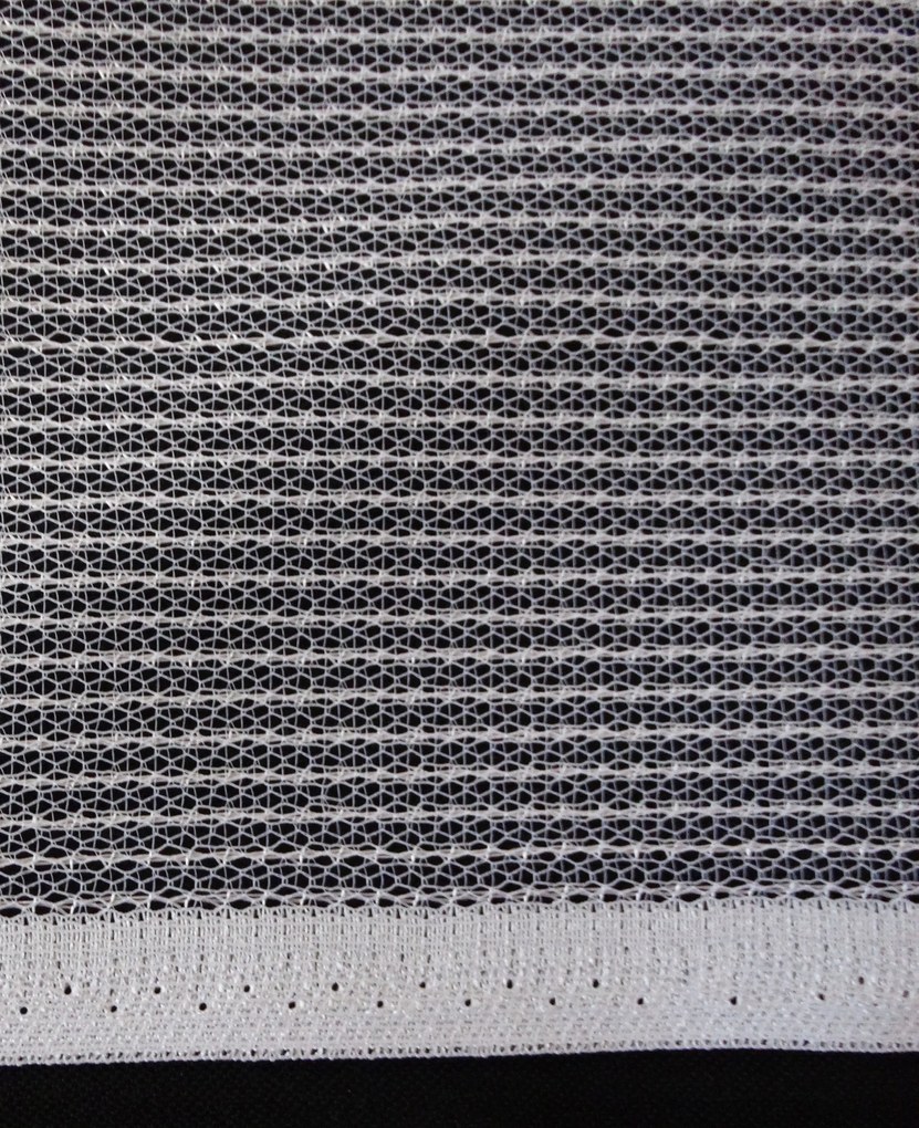 Mg Függöny jacquard Fehér Háló 4093 magasság 270cm 0,5m