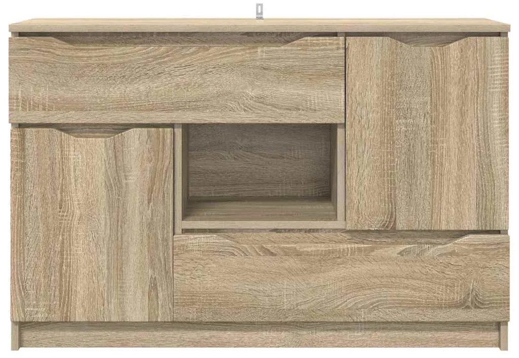 Széf fiókkal Sonoma tölgy 100 x 30 x 65,6 Faanyag