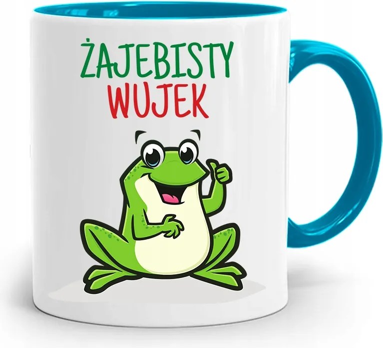 Kék Bögre Ajándék Békás Bácsinak fényképes nyomattal