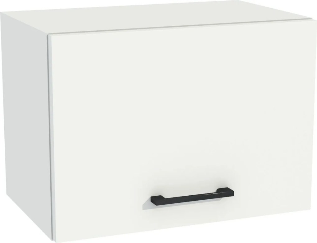 Konyhaszekrény felső páraelszívó 50/36 Capri korpusz fehér front fehér matt