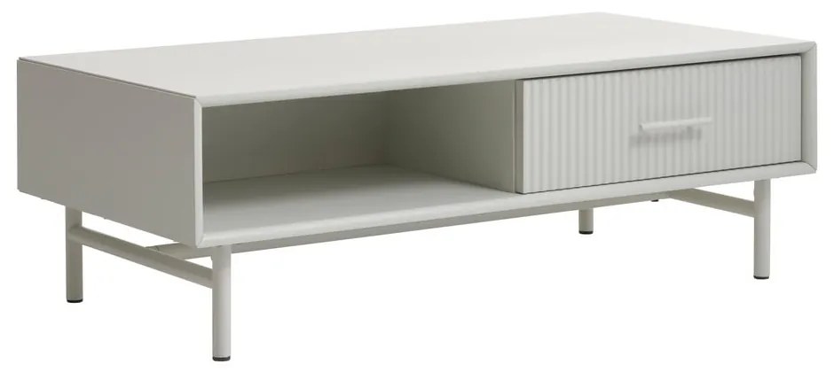 Világosszürke dohányzóasztal 60x120 cm Palma – Unique Furniture