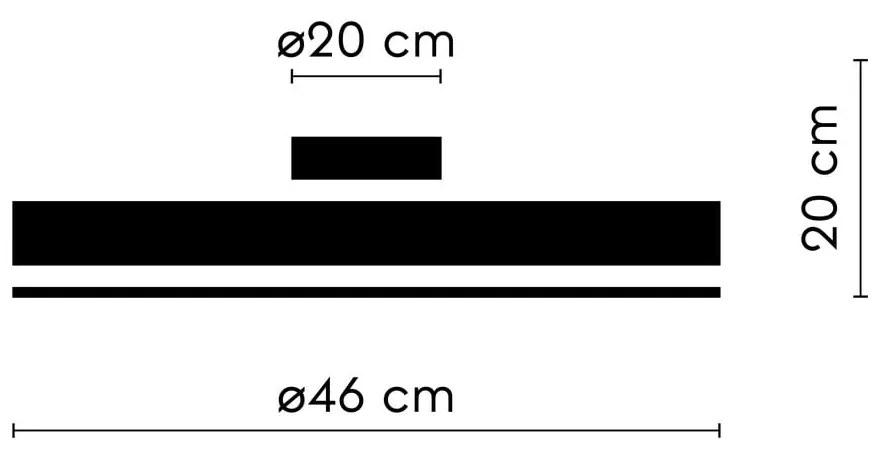 Fehér LED mennyezeti lámpa Enkel – SULION