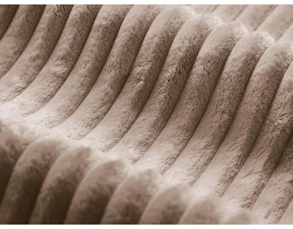 Barna kordbársony puff Dia – Micadoni