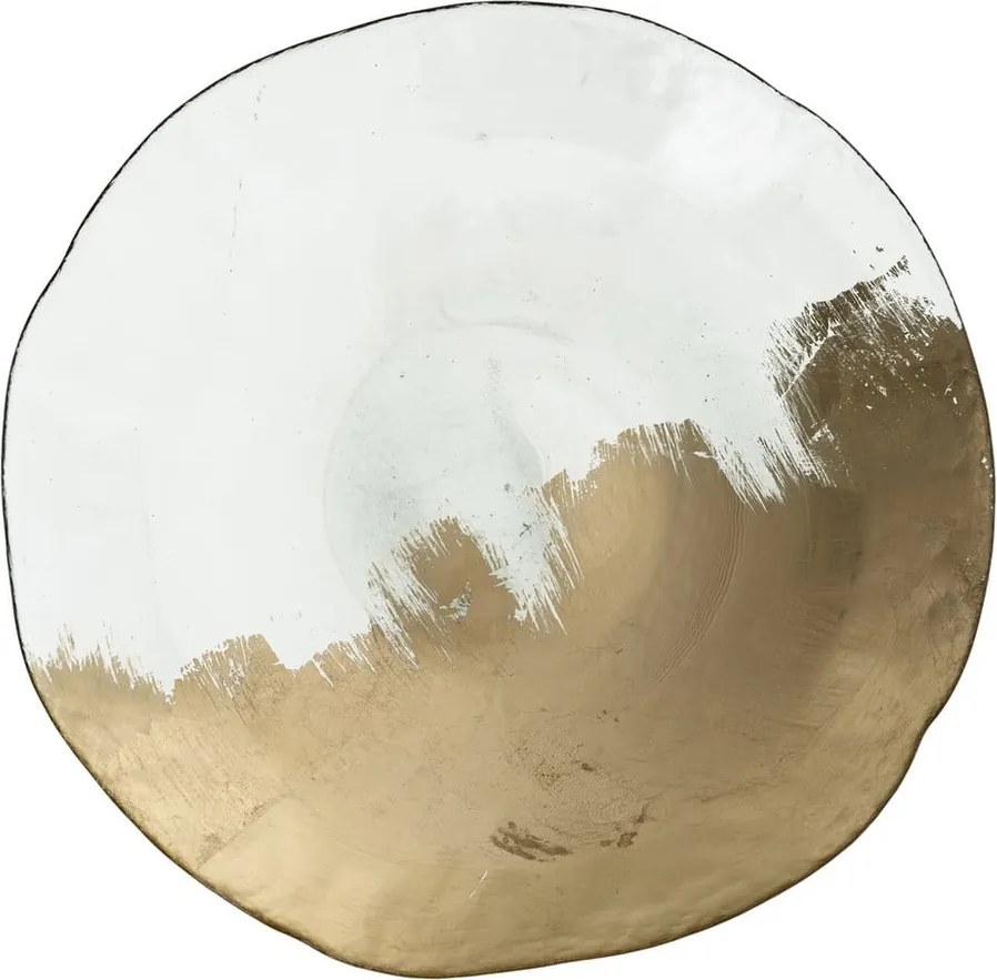 Üveg dekoratív tálca ø 29 cm – Ixia