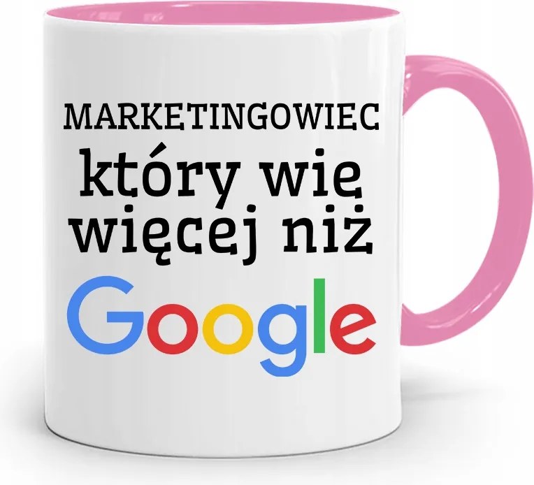 Marketingeseknek Marketing Bögre Rózsaszín Ajándék fényképes nyomtatással